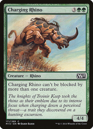 Charging Rhino [Magic 2015] | Exor Games Truro