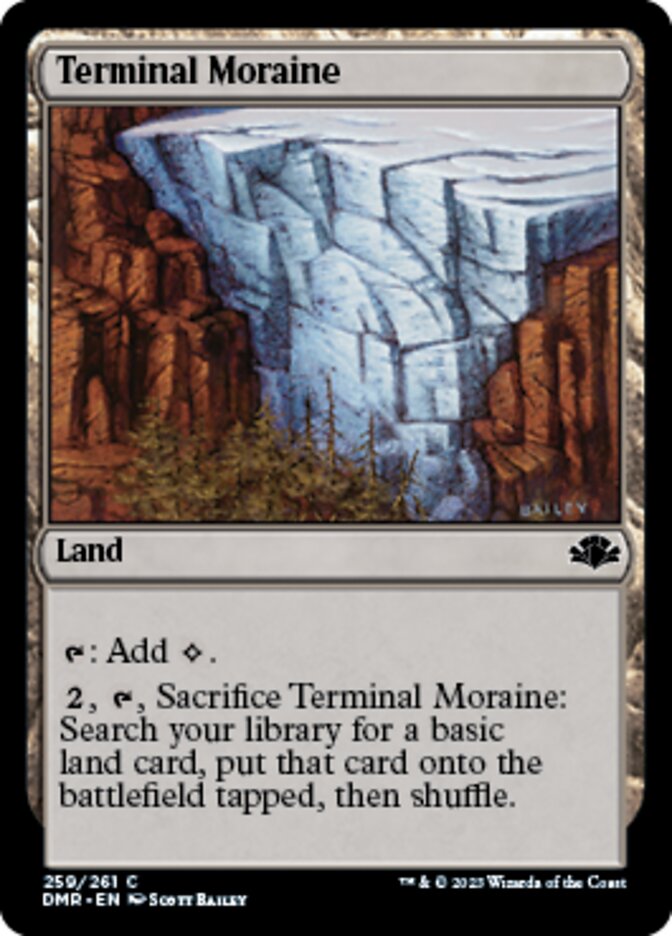 Terminal Moraine [Dominaria Remastered] | Exor Games Truro