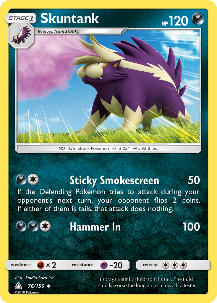 Skuntank (76/156) [Sun & Moon: Ultra Prism] | Exor Games Truro
