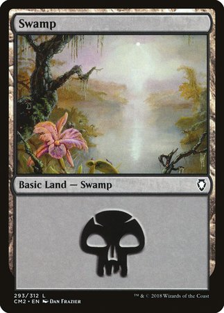 Swamp (293) [Commander Anthology Volume II] | Exor Games Truro