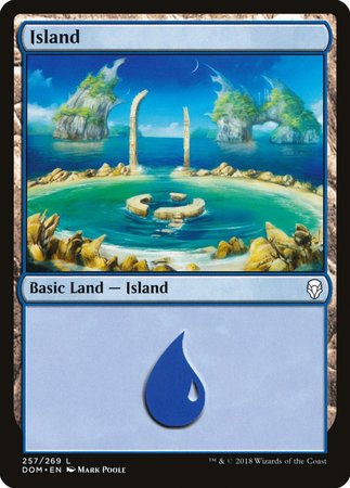 Island (257) [Dominaria] | Exor Games Truro