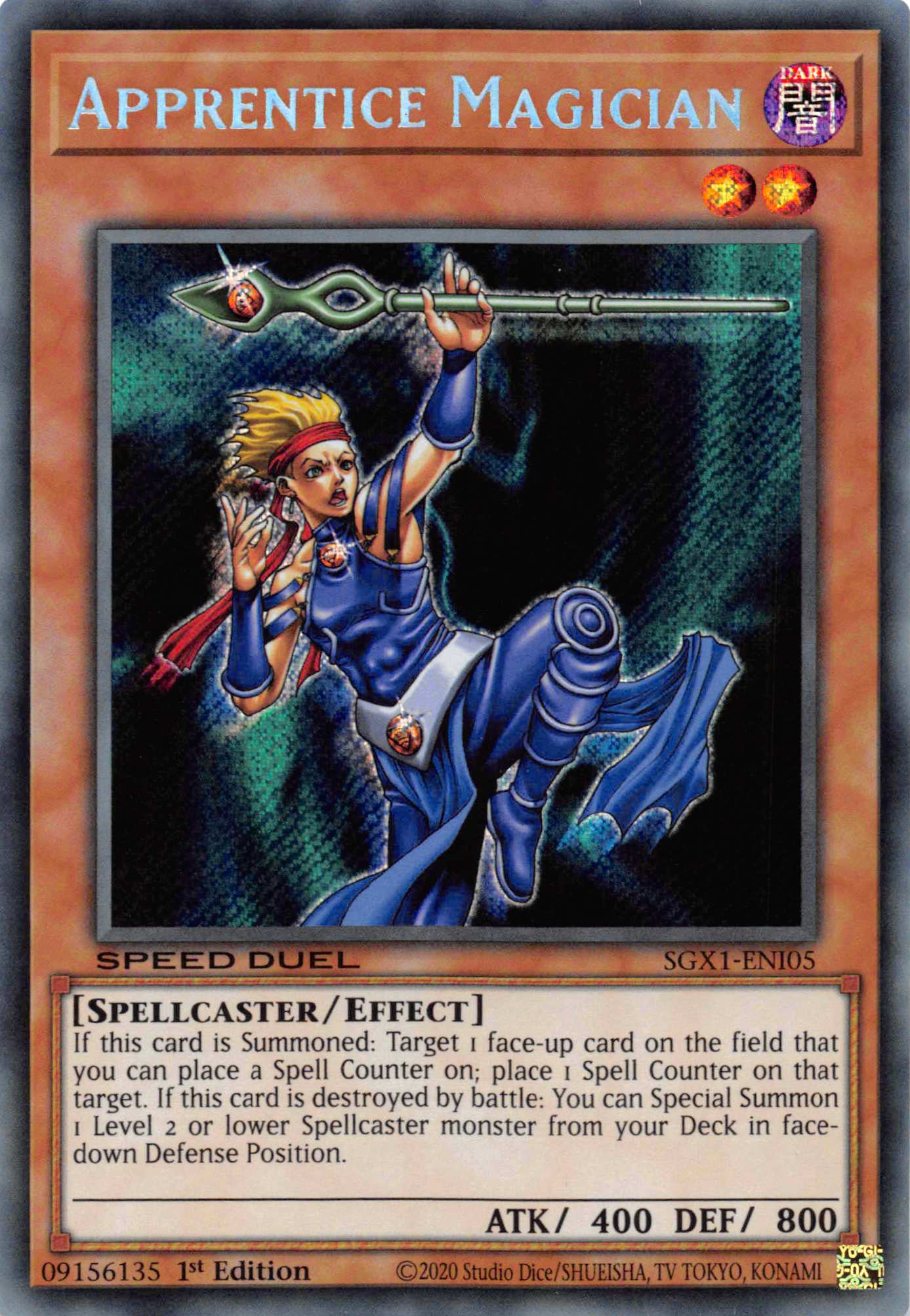 Apprentice Magician [SGX1-ENI05] Secret Rare | Exor Games Truro