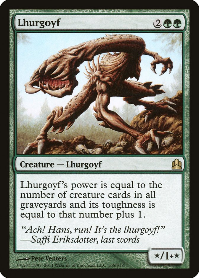 Lhurgoyf [Commander 2011] | Exor Games Truro