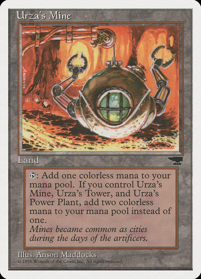 Urza's Mine (Orange Background) [Chronicles] | Exor Games Truro