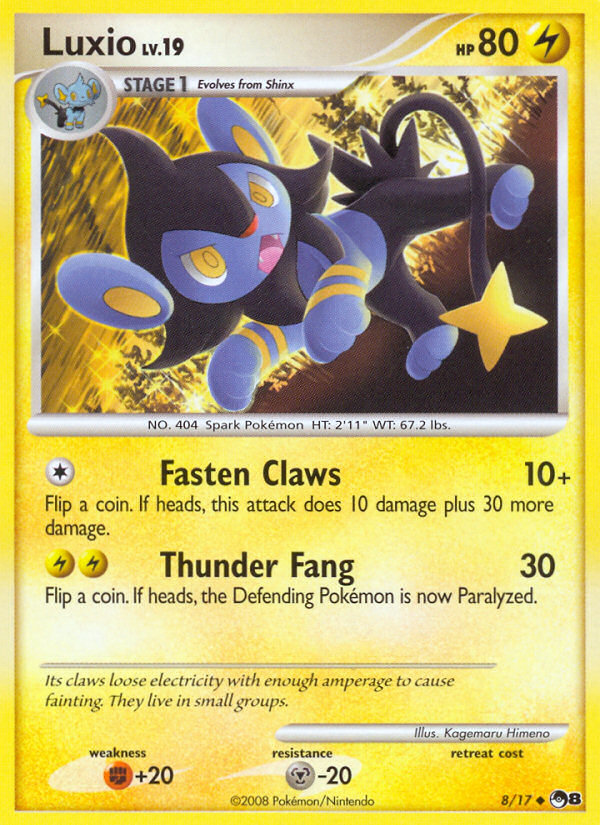 Luxio (8/17) [POP Series 8] | Exor Games Truro