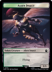 Alien Angel // Alien Insect Double-Sided Token [Doctor Who Tokens] | Exor Games Truro
