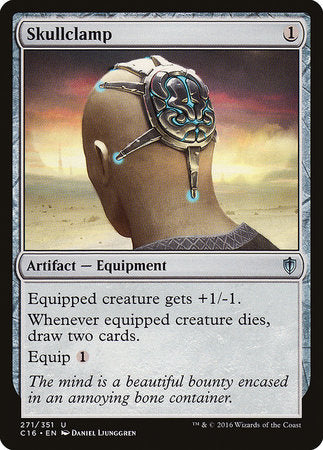Skullclamp [Commander 2016] | Exor Games Truro