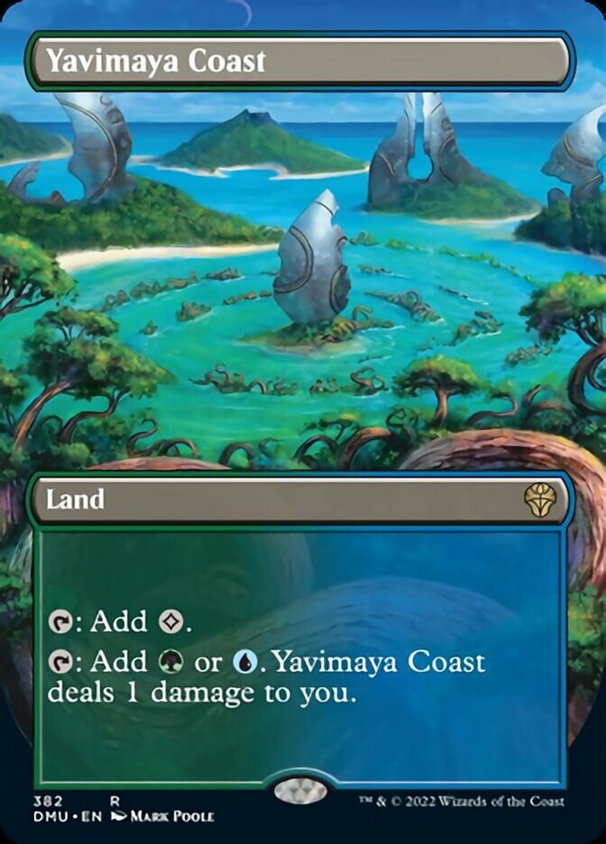 Yavimaya Coast (Borderless Alternate Art) [Dominaria United] | Exor Games Truro