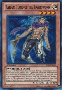 Raiden, Hand of the Lightsworn [SDLI-EN003] Super Rare | Exor Games Truro