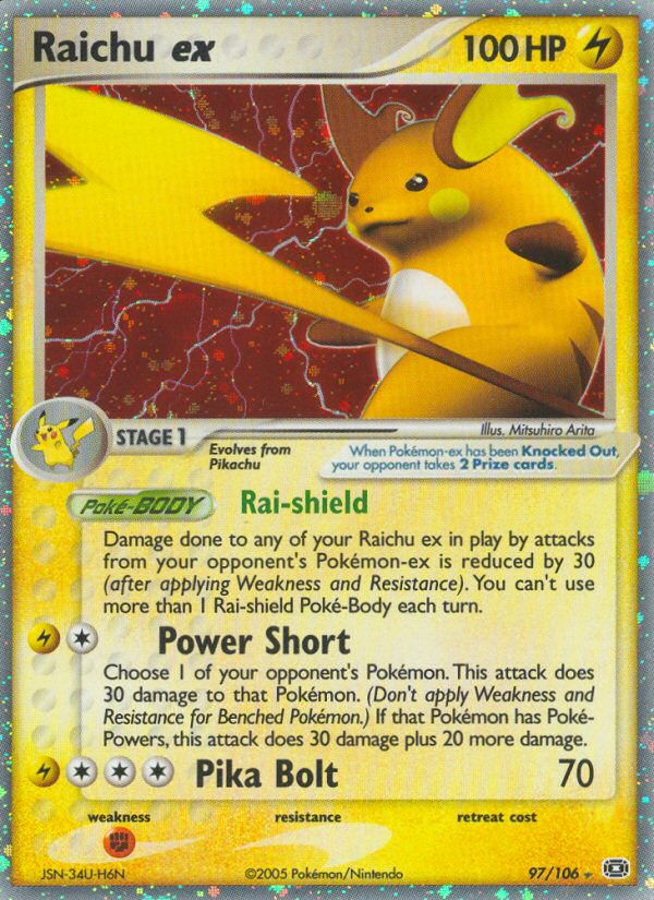 Raichu ex (97/106) [EX: Emerald] | Exor Games Truro