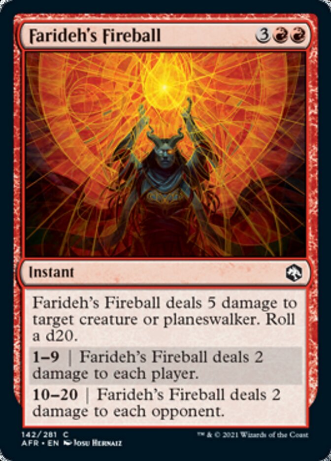 Farideh's Fireball [Dungeons & Dragons: Adventures in the Forgotten Realms] | Exor Games Truro
