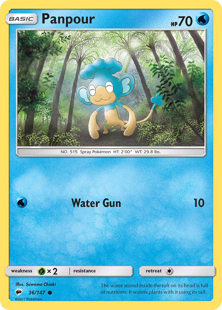 Panpour (36/147) [Sun & Moon: Burning Shadows] | Exor Games Truro