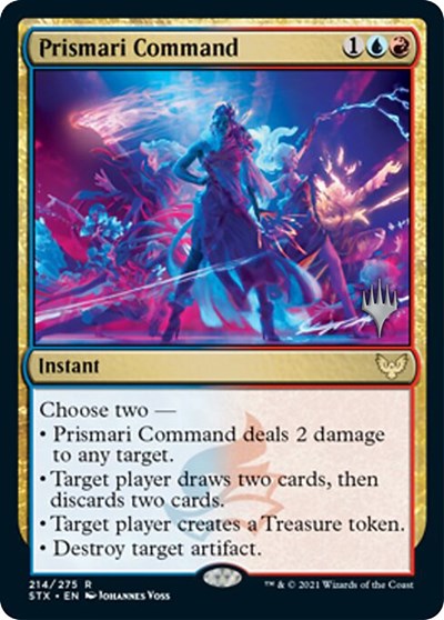 Prismari Command (Promo Pack) [Strixhaven: School of Mages Promos] | Exor Games Truro