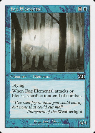 Fog Elemental [Classic Sixth Edition] | Exor Games Truro