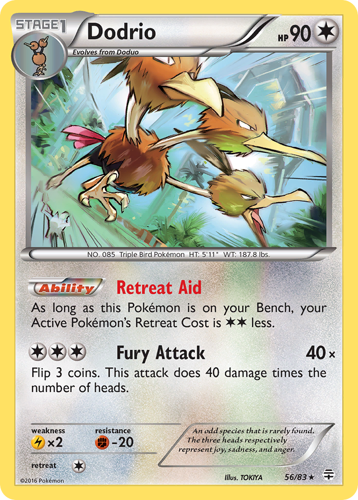 Dodrio (56/83) [XY: Generations] | Exor Games Truro