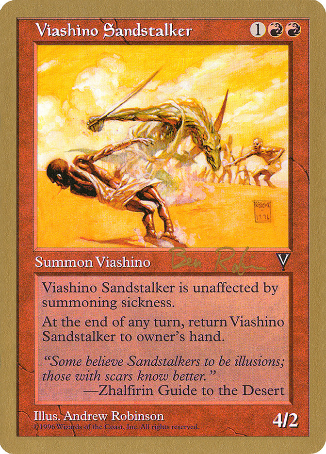 Viashino Sandstalker (Ben Rubin) [World Championship Decks 1998] | Exor Games Truro