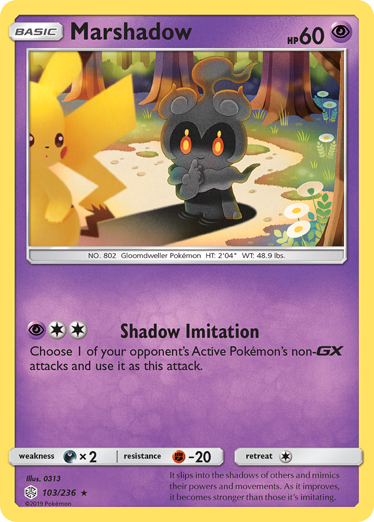 Marshadow (103/236) [Sun & Moon: Cosmic Eclipse] | Exor Games Truro