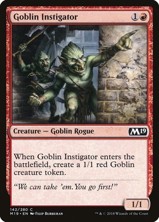 Goblin Instigator [Core Set 2019] | Exor Games Truro