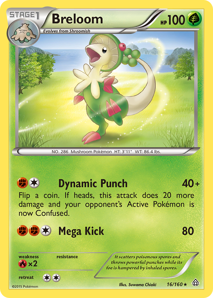 Breloom (16/160) [XY: Primal Clash] | Exor Games Truro