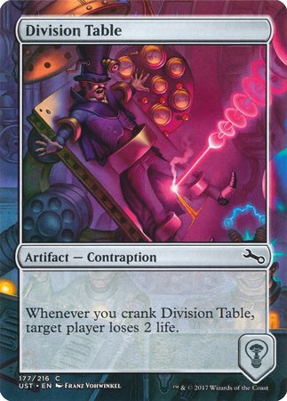 Division Table [Unstable] | Exor Games Truro