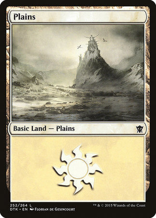 Plains (252) [Dragons of Tarkir] | Exor Games Truro