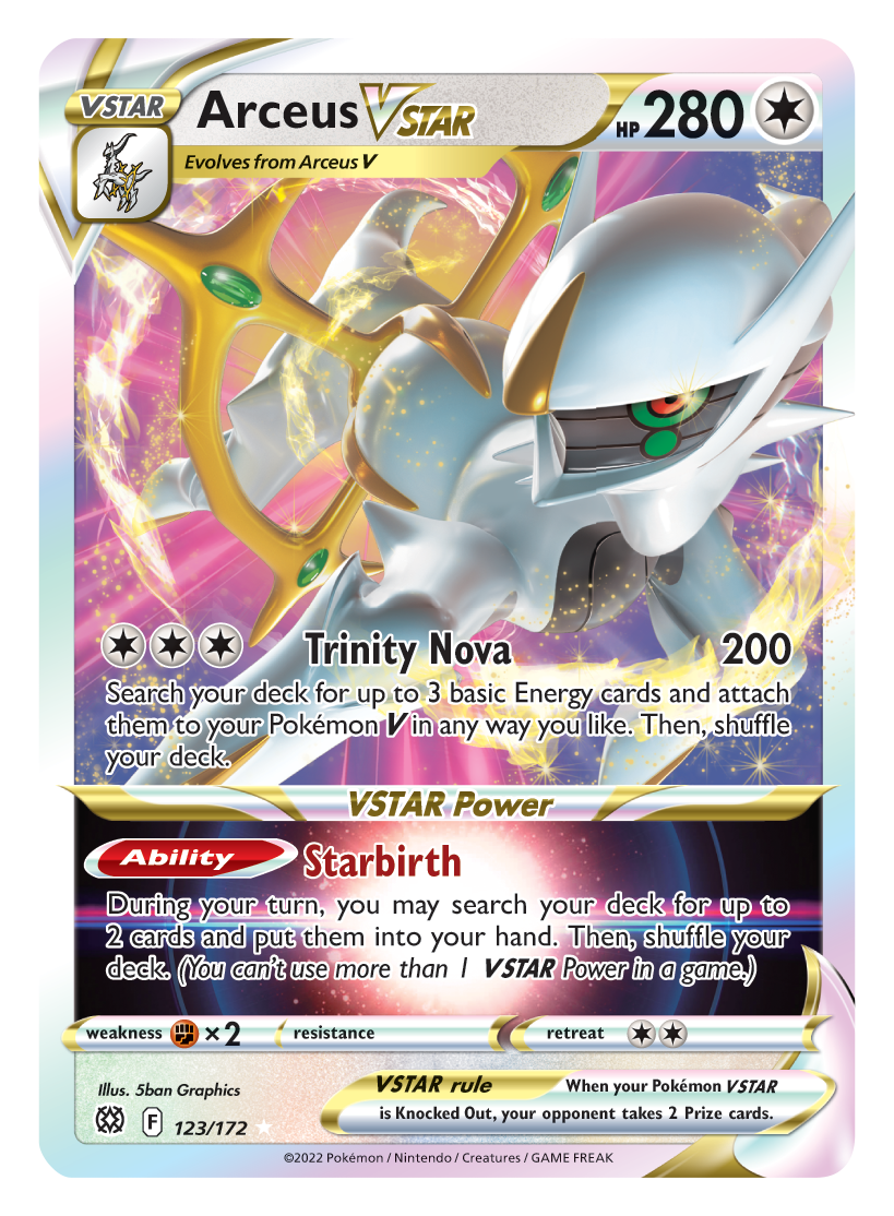 Arceus VSTAR (123/172) [Sword & Shield: Brilliant Stars] | Exor Games Truro