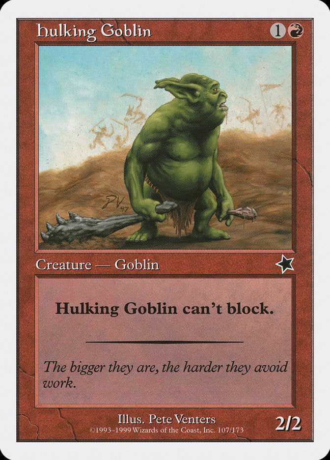 Hulking Goblin [Starter 1999] | Exor Games Truro