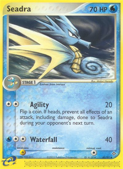 Seadra (40/97) [EX: Dragon] | Exor Games Truro