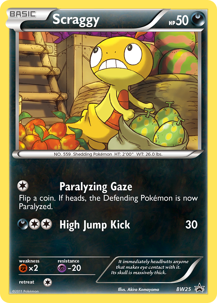 Scraggy (BW25) [Black & White: Black Star Promos] | Exor Games Truro