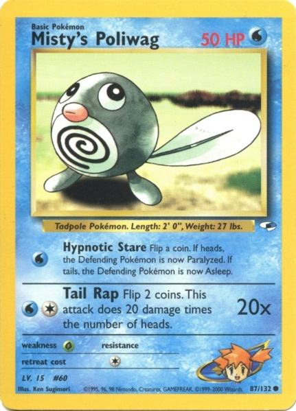 Misty's Poliwag (87/132) [Gym Heroes Unlimited] | Exor Games Truro