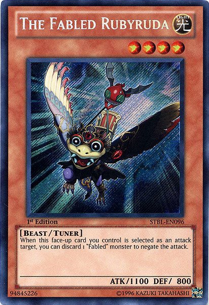 The Fabled Rubyruda [STBL-EN096] Secret Rare | Exor Games Truro