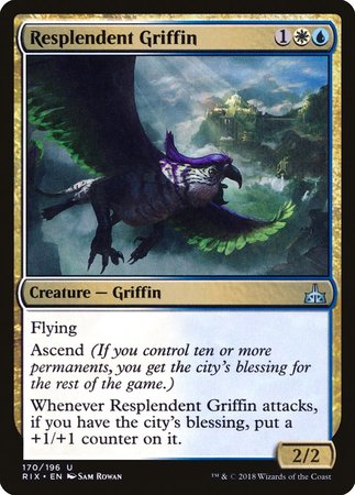 Resplendent Griffin [Rivals of Ixalan] | Exor Games Truro
