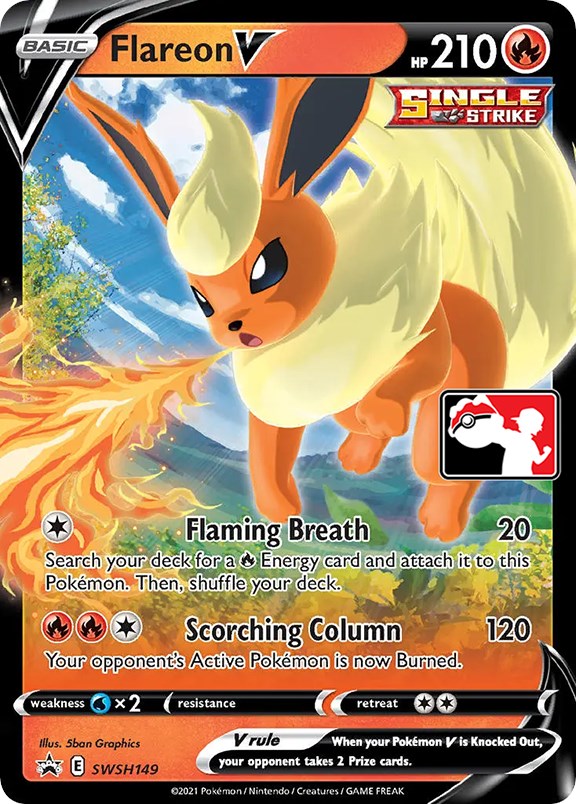 Flareon V (SWSH149) [Prize Pack Series One] | Exor Games Truro