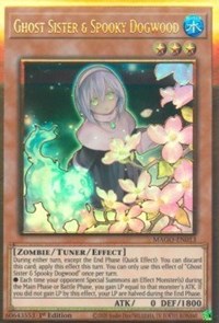 Ghost Sister & Spooky Dogwood (Alternate Art) [MAGO-EN013] Gold Rare | Exor Games Truro