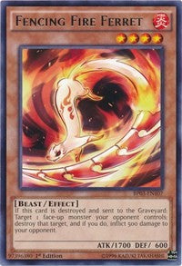 Fencing Fire Ferret [BP03-EN107] Rare | Exor Games Truro