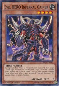 Evil HERO Infernal Gainer (Shatterfoil) [BP03-EN032] Common | Exor Games Truro