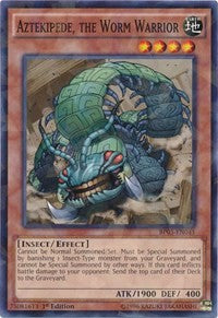 Aztekipede, the Worm Warrior (Shatterfoil) [BP03-EN041] Rare | Exor Games Truro