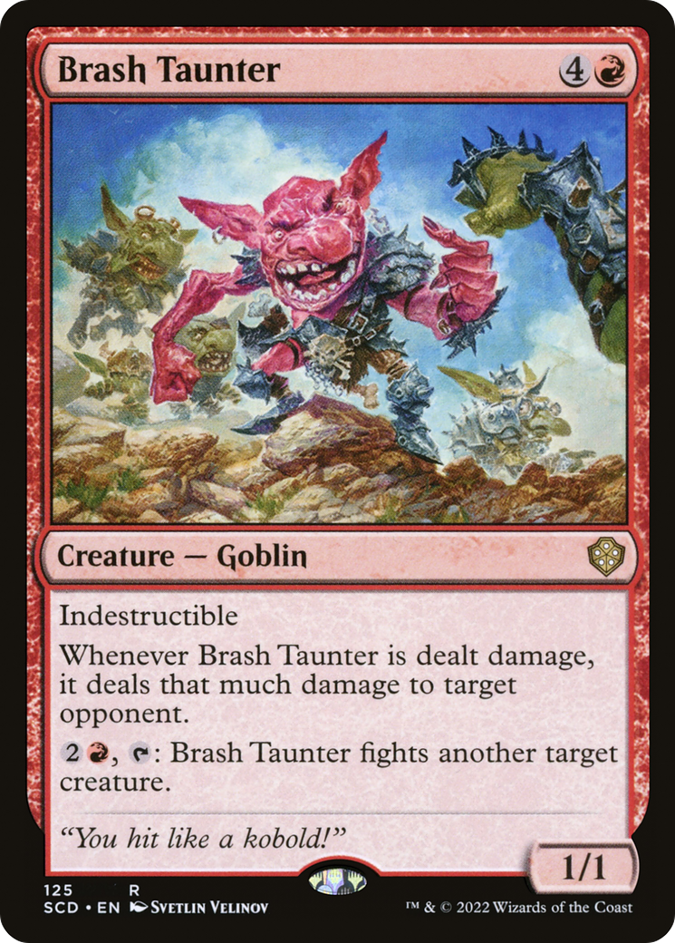 Brash Taunter [Starter Commander Decks] | Exor Games Truro