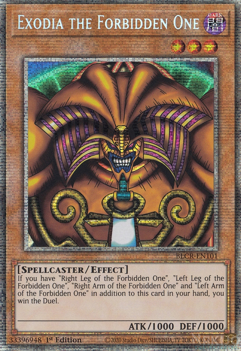 Exodia the Forbidden One [BLCR-EN101] Starlight Rare | Exor Games Truro