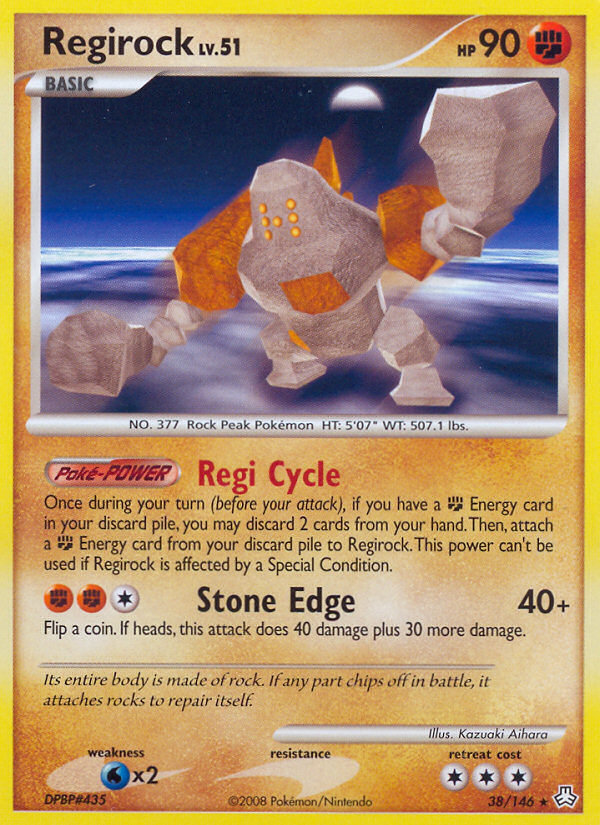 Regirock (38/146) [Diamond & Pearl: Legends Awakened] | Exor Games Truro