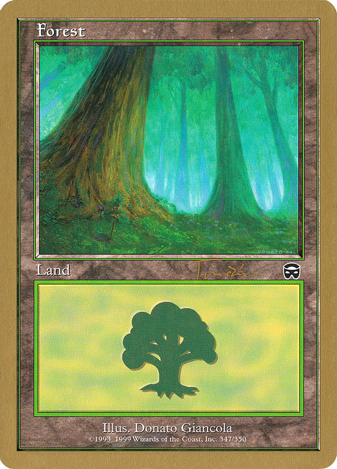 Forest (jt347a) (Jan Tomcani) [World Championship Decks 2001] | Exor Games Truro