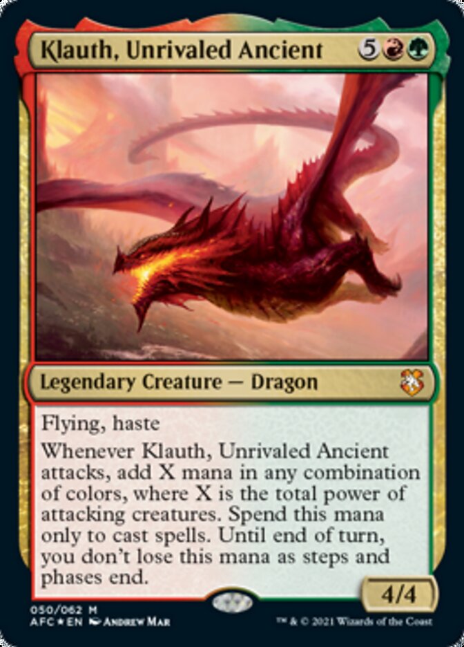 Klauth, Unrivaled Ancient [Dungeons & Dragons: Adventures in the Forgotten Realms Commander] | Exor Games Truro