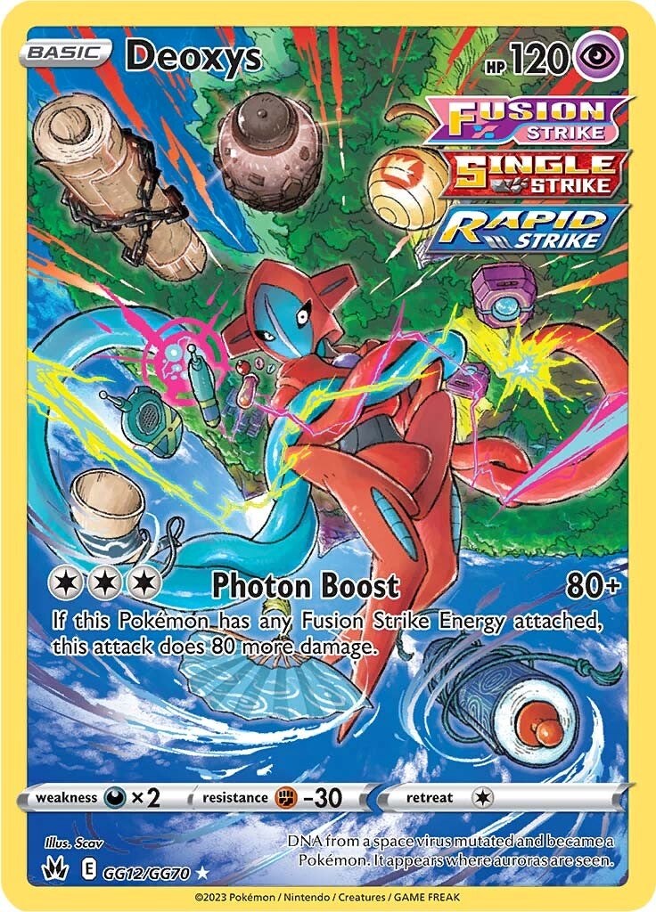 Deoxys (GG12/GG70) [Sword & Shield: Crown Zenith] | Exor Games Truro