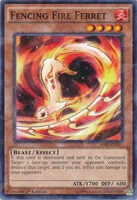 Fencing Fire Ferret (Shatterfoil) [BP03-EN107] Rare | Exor Games Truro