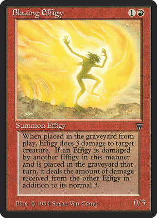Blazing Effigy [Legends] | Exor Games Truro
