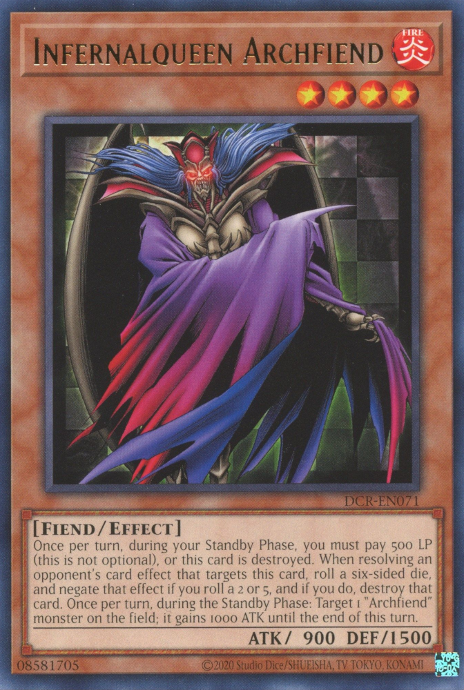 Infernalqueen Archfiend [DCR-EN071] Rare | Exor Games Truro