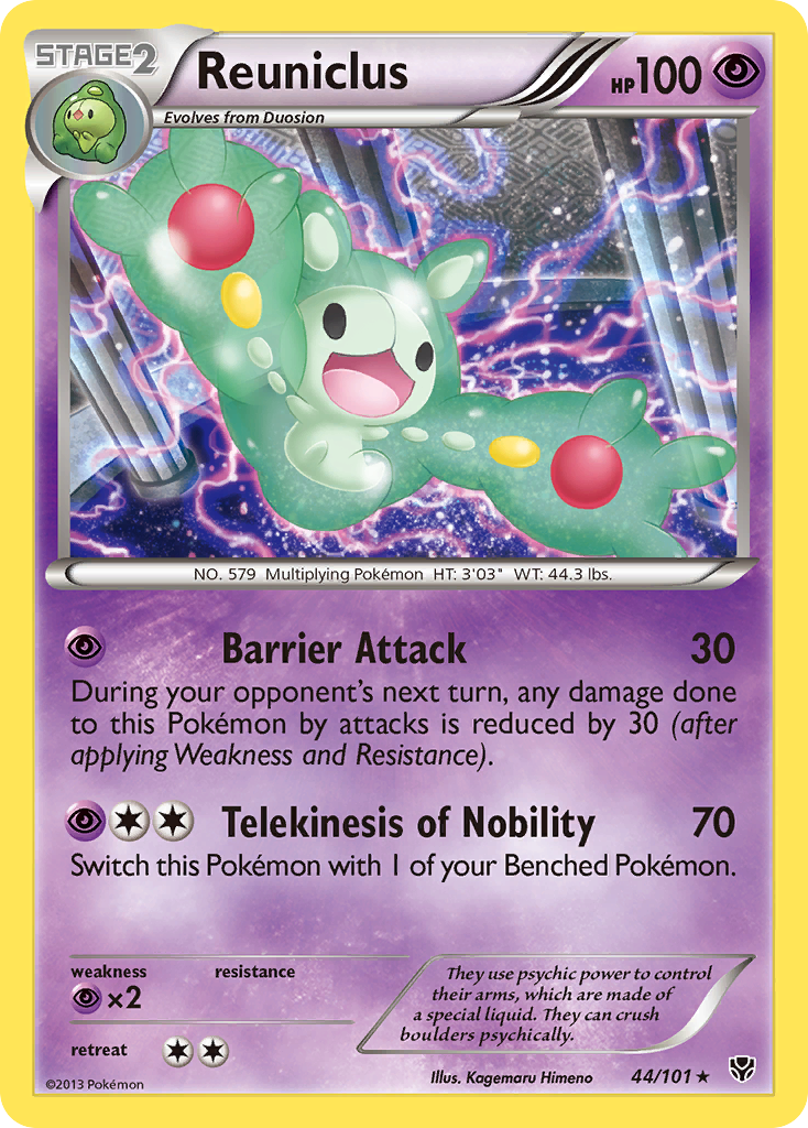 Reuniclus (44/101) [Black & White: Plasma Blast] | Exor Games Truro