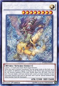 Baxia, Brightness of the Yang Zing [DUEA-EN051] Secret Rare | Exor Games Truro