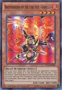 Brotherhood of the Fire Fist - Gorilla [CT11-EN003] Super Rare | Exor Games Truro