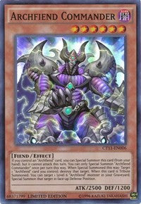 Archfiend Commander [CT11-EN006] Super Rare | Exor Games Truro